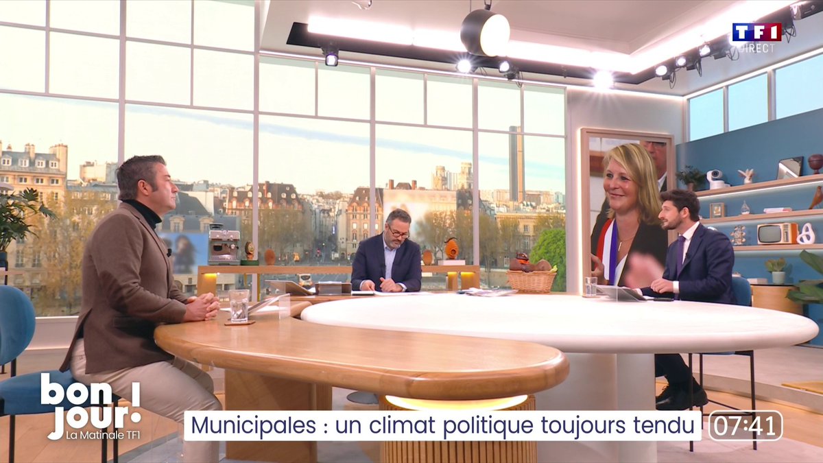 La maire de Poissy porte plainte contre le fils de Karl Olive pour des insultes et des menaces 🗣️ « Il y a des mots qui ne doivent pas être prononcés. Mon fils s’est excusé, je me suis excusé », réagit KARL OLIVE 📺 #BonjourLaMatinaleTF1 Bastien Augey