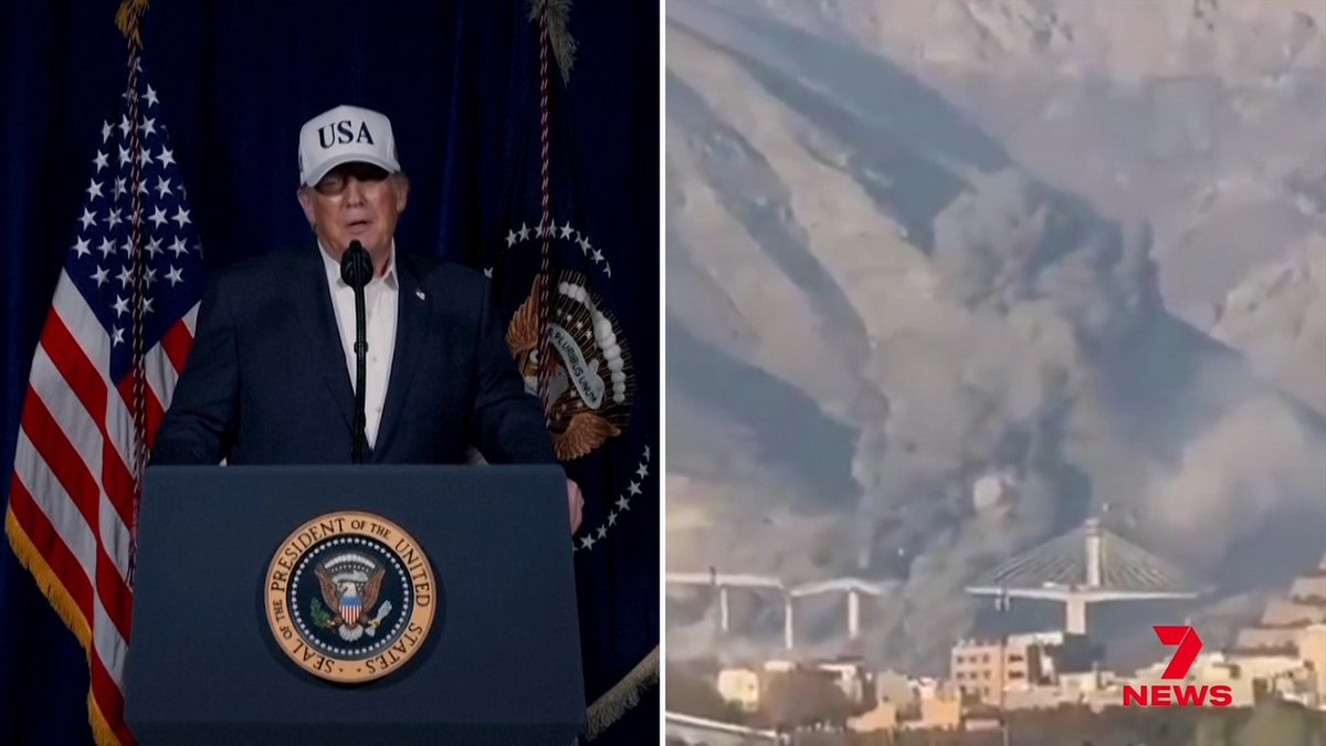 It looks a very long way from the proud victory Donald Trump has been bragging about. He's now exploded in anger in a foul-mouthed tirade towards Iran. Mylee Hogan