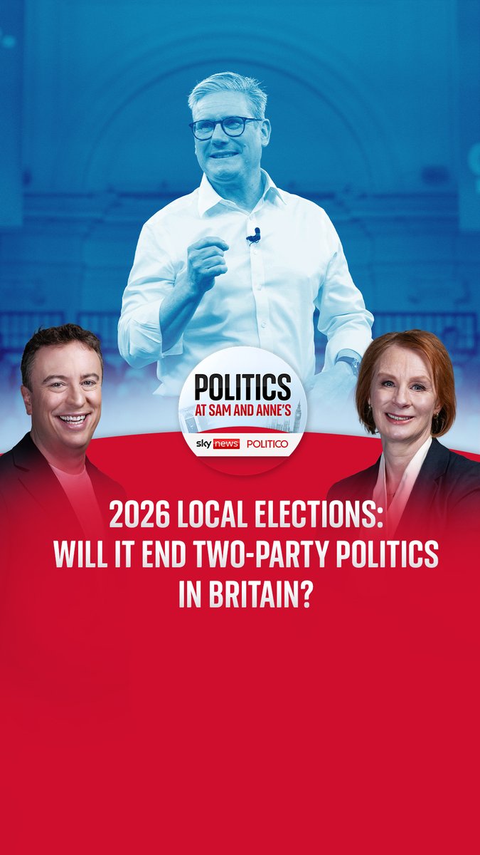 Could the local elections end the traditional two-party political system across the UK? Sam Coates Sky and anne mcelvoy discuss what’s at stake for the main parties with elections analyst Robert Ford 🎧Listen to PASAA here 👉