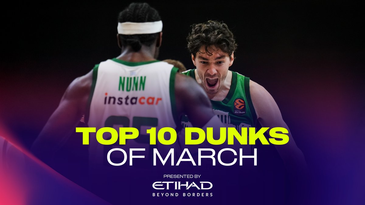 🏀 EuroLeague'de geride kalan mart ayının en iyi 🔟 smacı! 💥