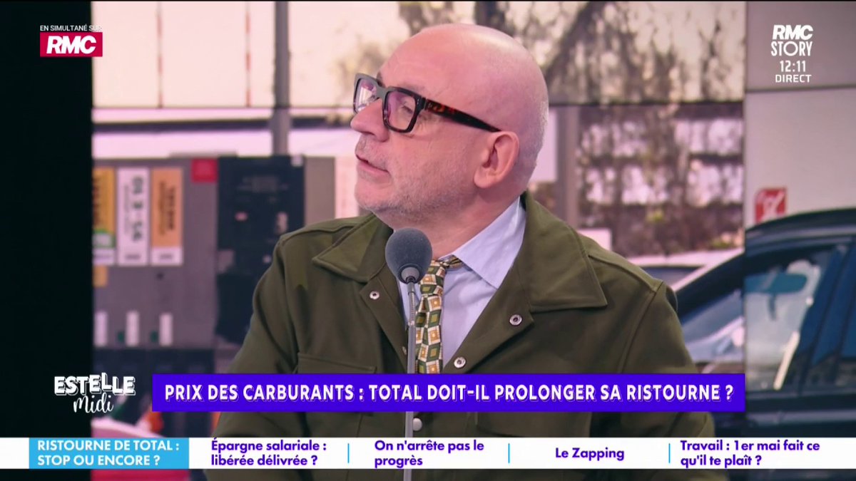 ⛽️ Carburant/Ristourne Total 🎙️ frédéric hermel🇫🇷 : "Qu'une entreprise privée vienne au secours de l'État ça me fait peur ! Si on est aux mains d'une multinationale pour éviter que les Français descendent dans la rue, il y a un problème ! 125€ c'est un dixième du Smic ! Du délire !"