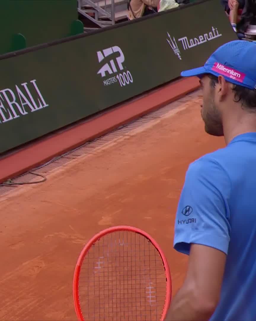 Threading the needle 🪡 Nuno Borges #RolexMonteCarloMasters