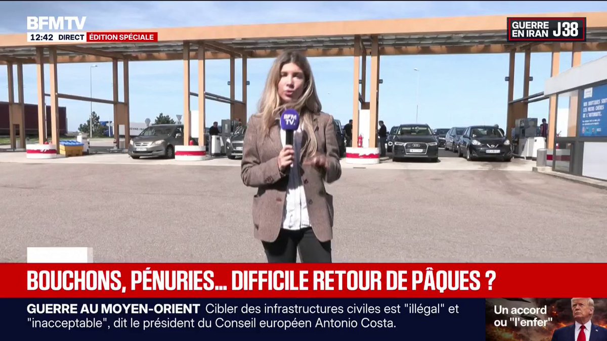 🗨️ "54 euros alors qu'on n'a pas fait le plein... Ça fait mal quand même" Carburants: comment s'organisent les Français, sur le retour du week-end de Pâques, pour faire le plein?