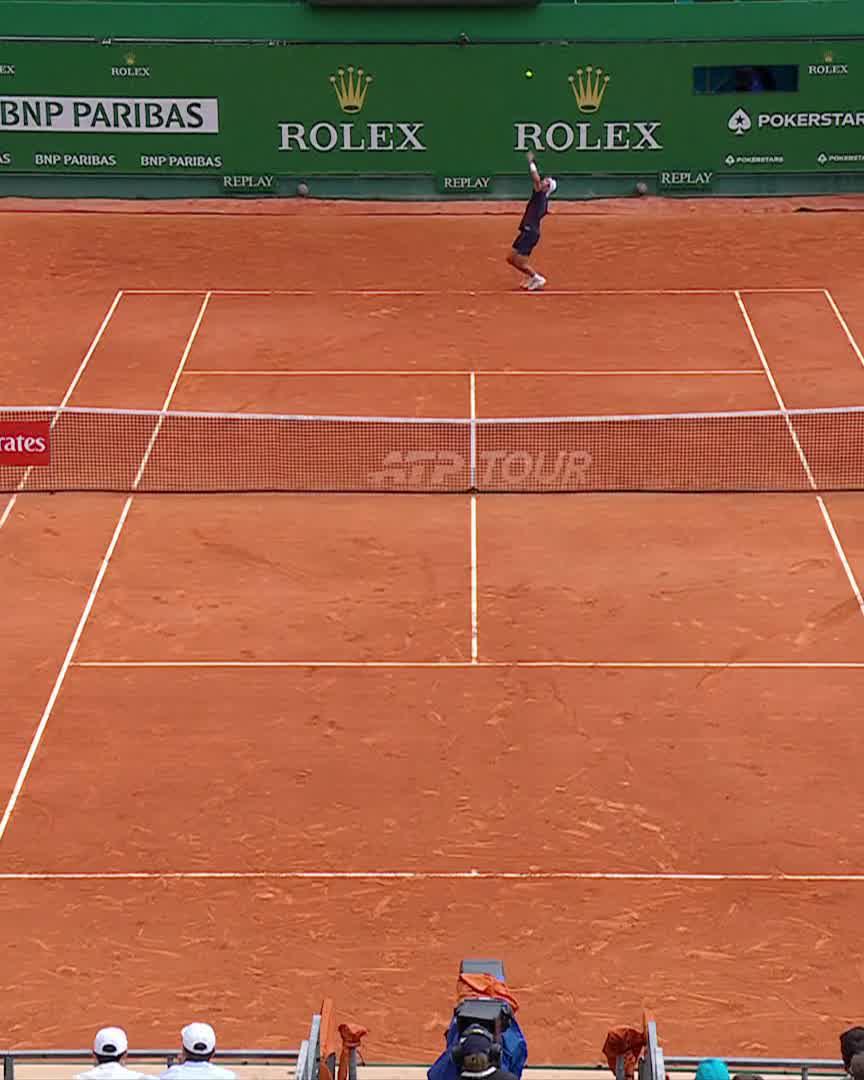 Allez! 🇫🇷 Rinderknech defeats No.12 seed Khachanov 7-5 6-2 to collect his maiden Monte-Carlo match win! #RolexMonteCarloMasters