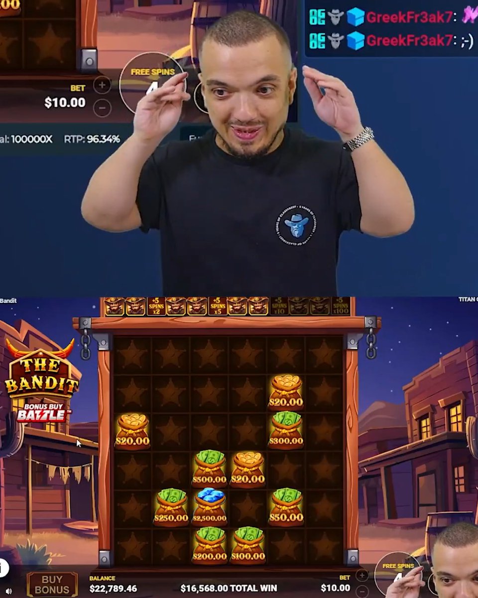It doesn’t get any better than this 7000X win on The Bandit… 😱