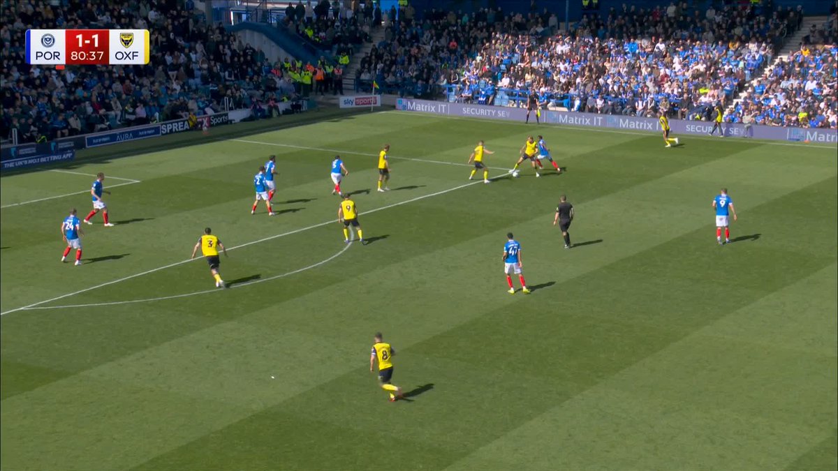 10th goal of the season and the big cele in front of the Pompey fans. My striker Lankshear ⚽️