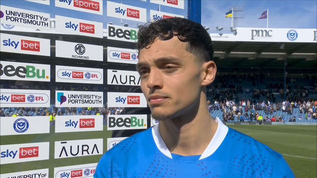 "We ain't gonna give up, the fans we've got can never let us give up" "If it was 11 vs 11, we come out on top quite comfortably" Goalscorers Andre Dozzell and Keshi Anderson speak after Portsmouth picked up a crucial point against Oxford 🎙️
