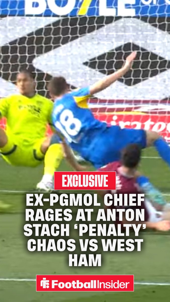 🤬 "It's 𝐁𝐄𝐘𝐎𝐍𝐃 me" - Ex-PGMOL chief KEITH HACKETT absolutely explodes at Anton Stach 'penalty' controversy in West Ham-Leeds clash.