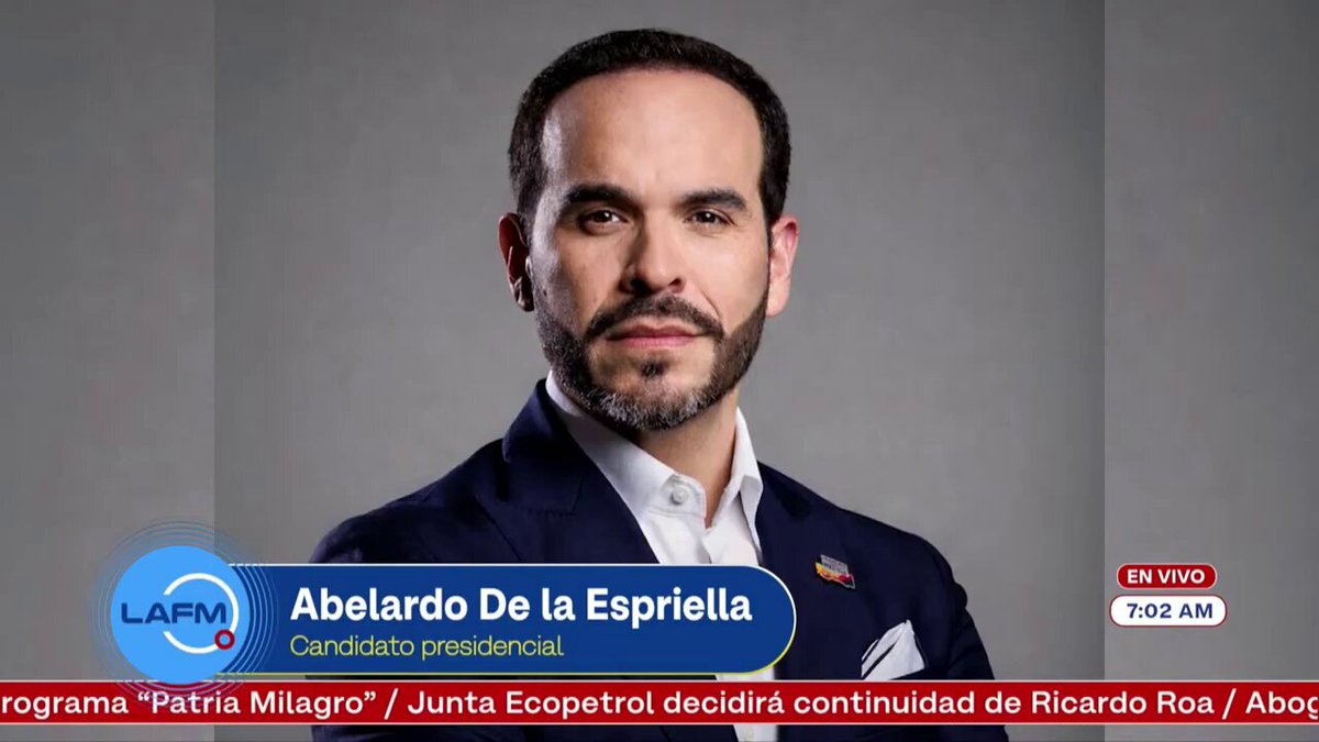 #LoDijoEnLaFM | “Me difaman, hacen montajes en mi contra y lo que viene es un atentado en contra de mi vida, no les quepa la menor duda… Lo que me están haciendo a mí, es lo mismo que le hicieron a Miguel Uribe”, afirmó Abelardo de la Espriella, candidato presidencial de ‘Defensores de la Patria’.