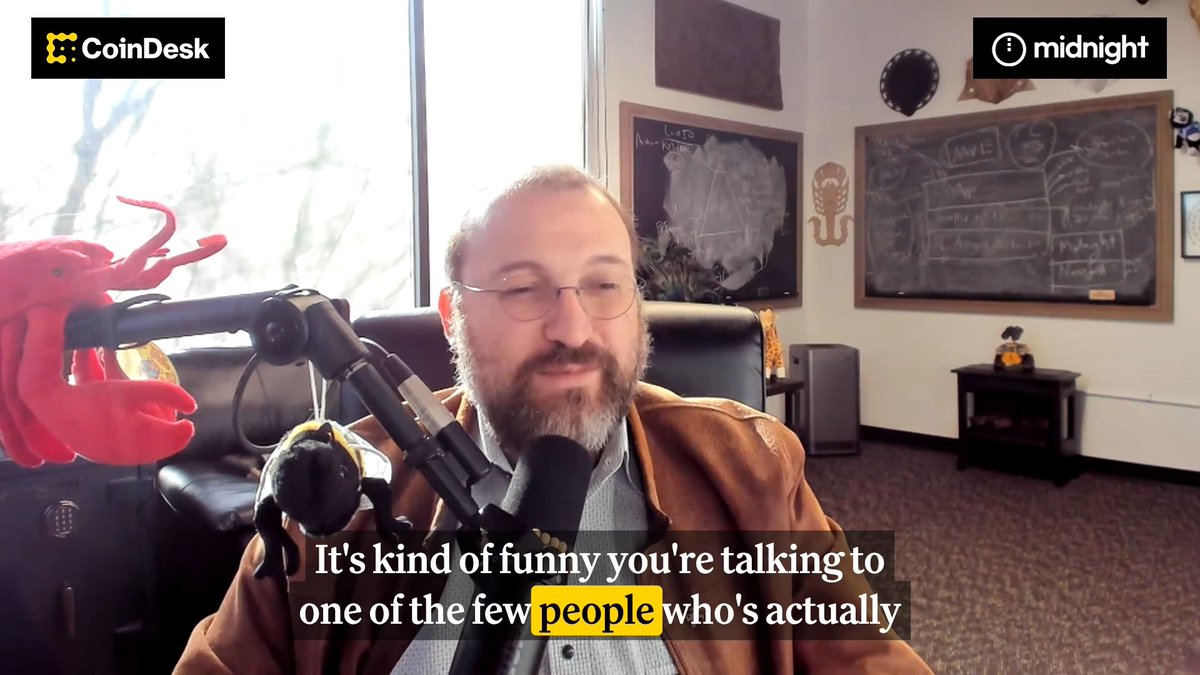 🎥 Charles Hoskinson on what it actually takes to fully decentralize a network, and how Midnight did it from day one.