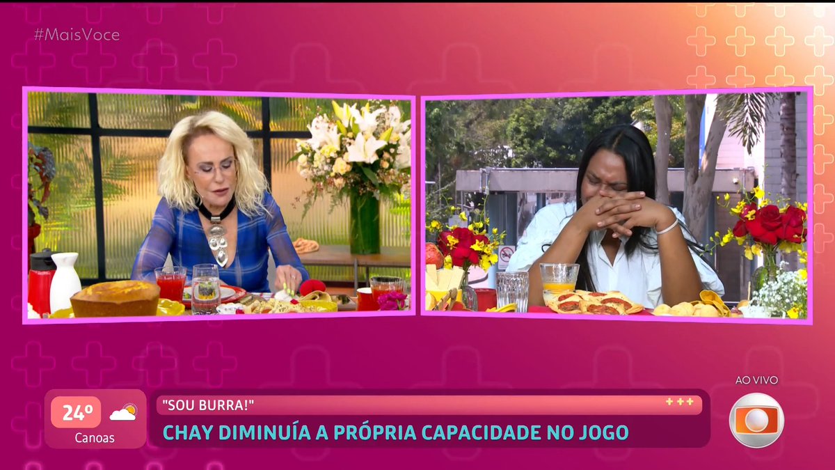 Chaiany se emocionando vendo seus momentos diminuindo sua capacidade no jogo.