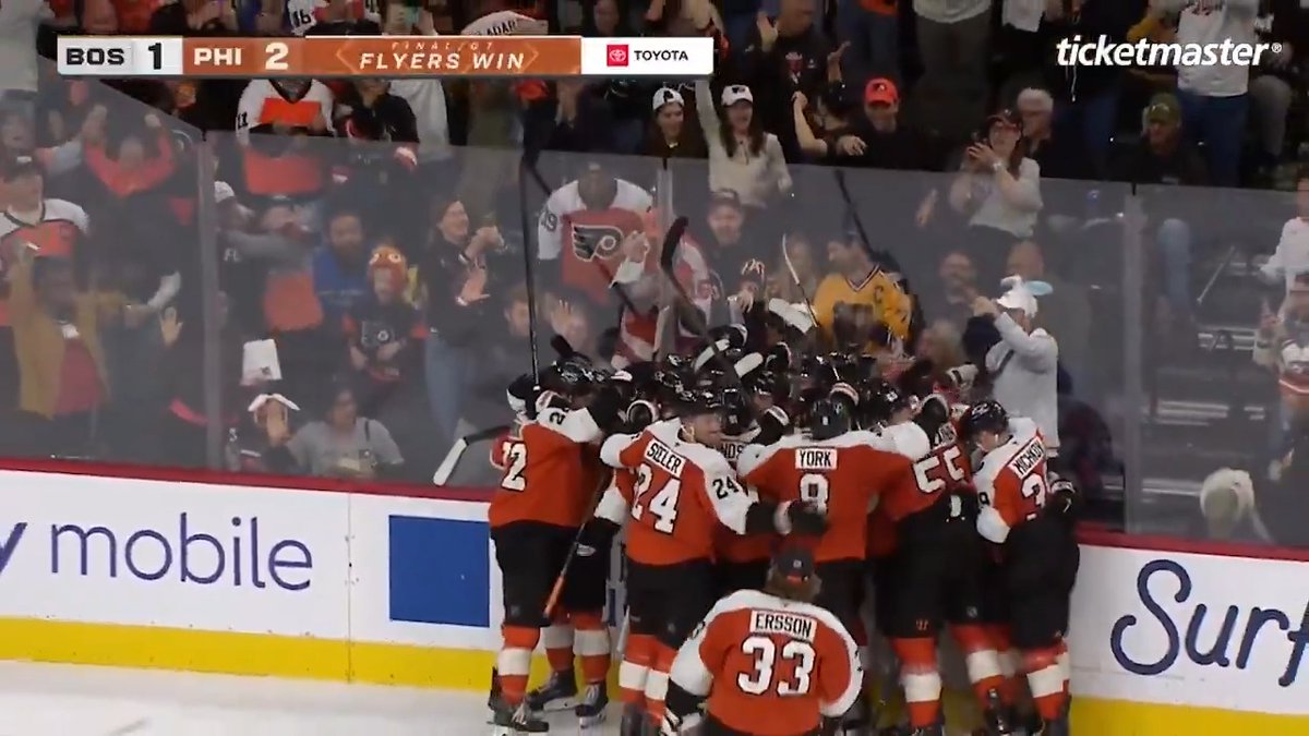 Something's Bruin on Broad. #BOSvsPHI | Ticketmaster