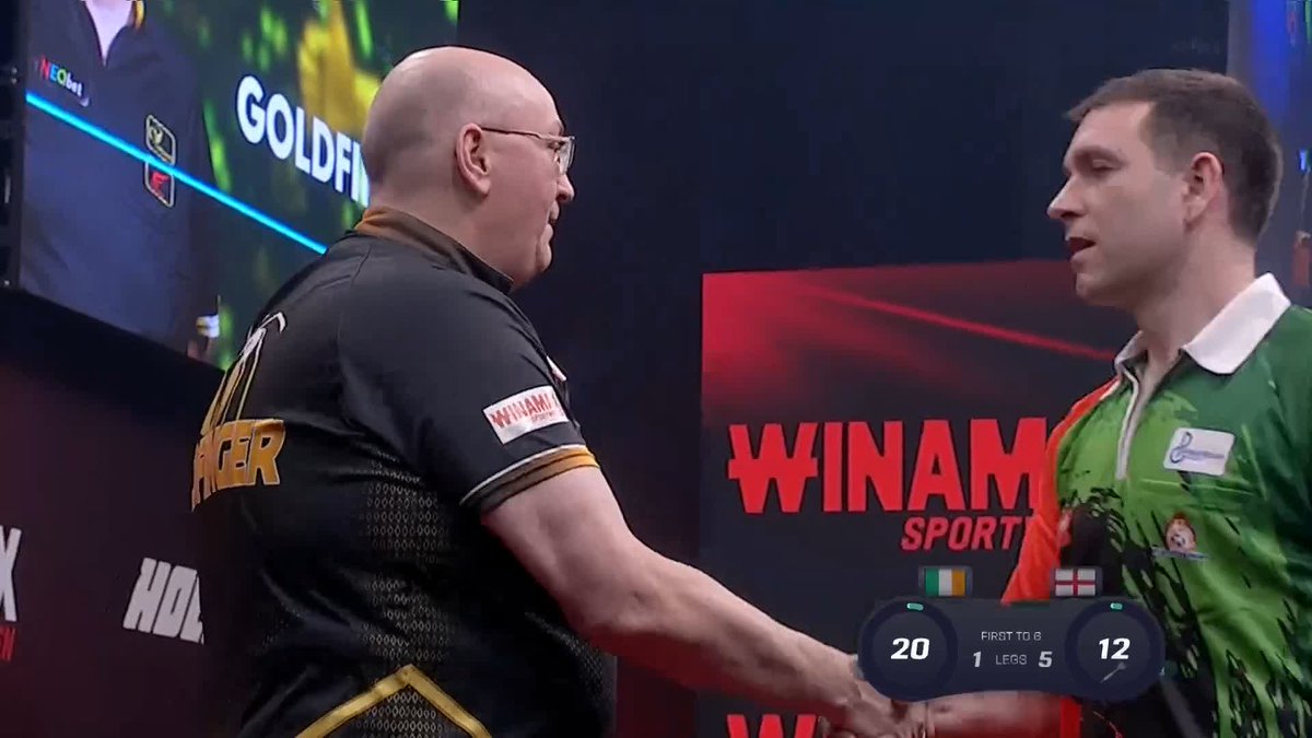 GOLDFINGER BATTERS O'CONNOR! Andrew Gilding is the final player to advance to this evening's quarter-finals in Munich, defeating William O'Connor 6-1! 📺 #ET4