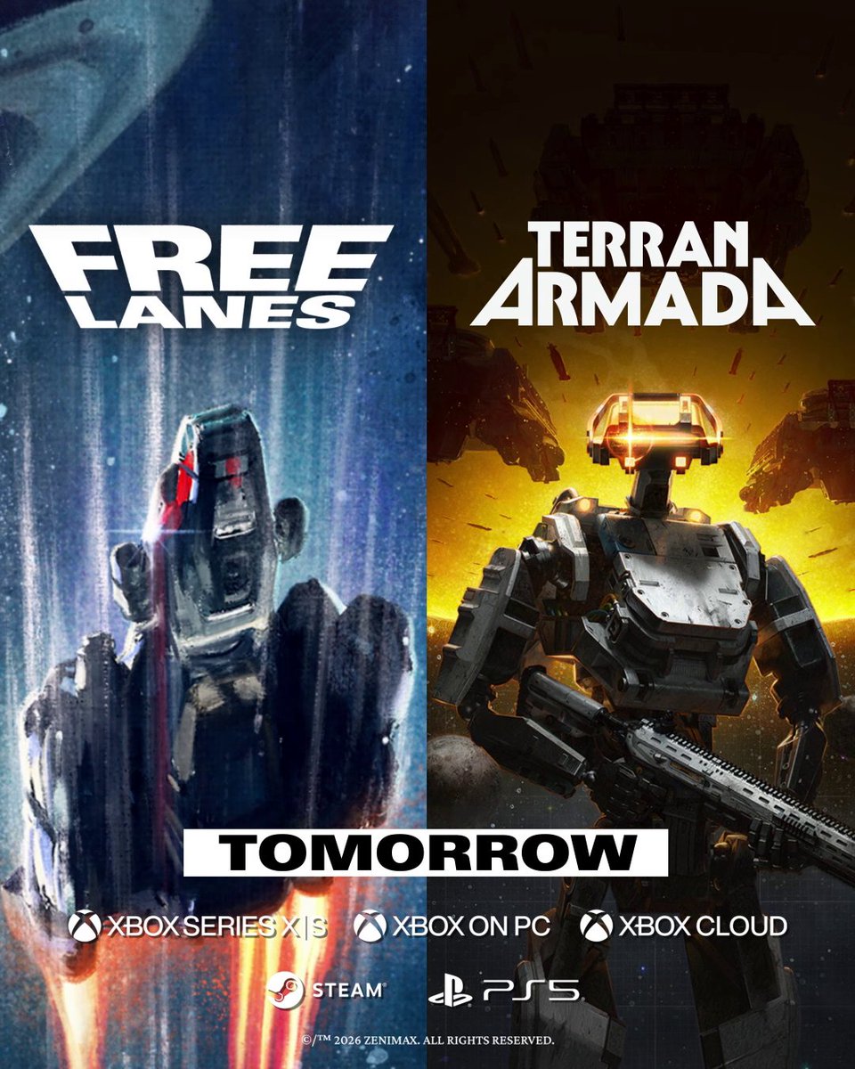 Dreaming of exploring the stars ✨ There's just one day until the Free Lanes update and Terran Armada release on PC, Xbox, and PlayStation! Learn more about the update: