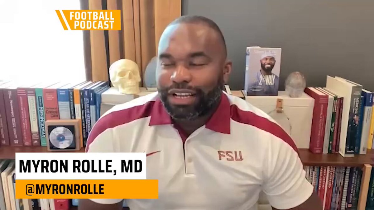 "The Steelers GM told me 'we're not worried about you Rolle, you can go be president one day, you can go be a doctor. You're going to be fine’…” “That's NOT a good reason to let someone go and then patronize them by saying you'll be fine in your other career." Myron Rolle, MD reflects on being cut by the Steelers: