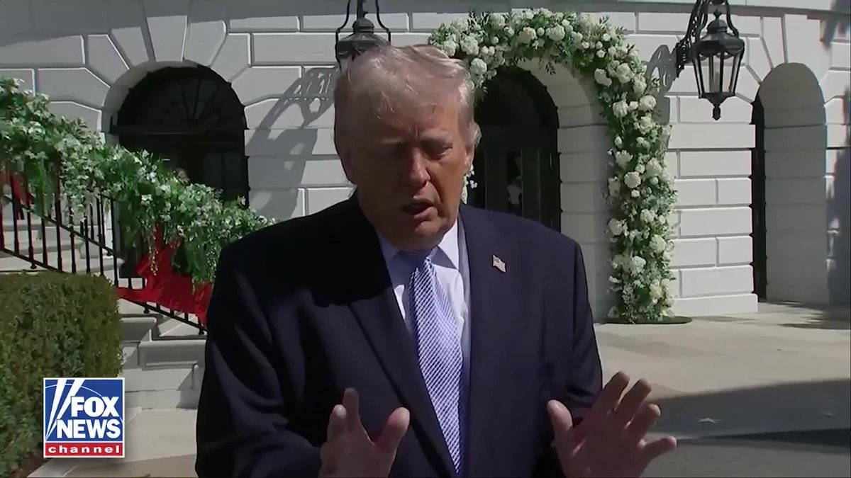 BREAKING: "The Iranian people, when they don't hear bombs go up, they're upset. They want to hear bombs because they want to be free." - President Trump