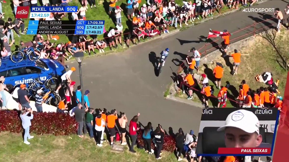 El ciclista del pueblo. Bilbao vibra con Mikel Landa ❤️ #itzulia2026