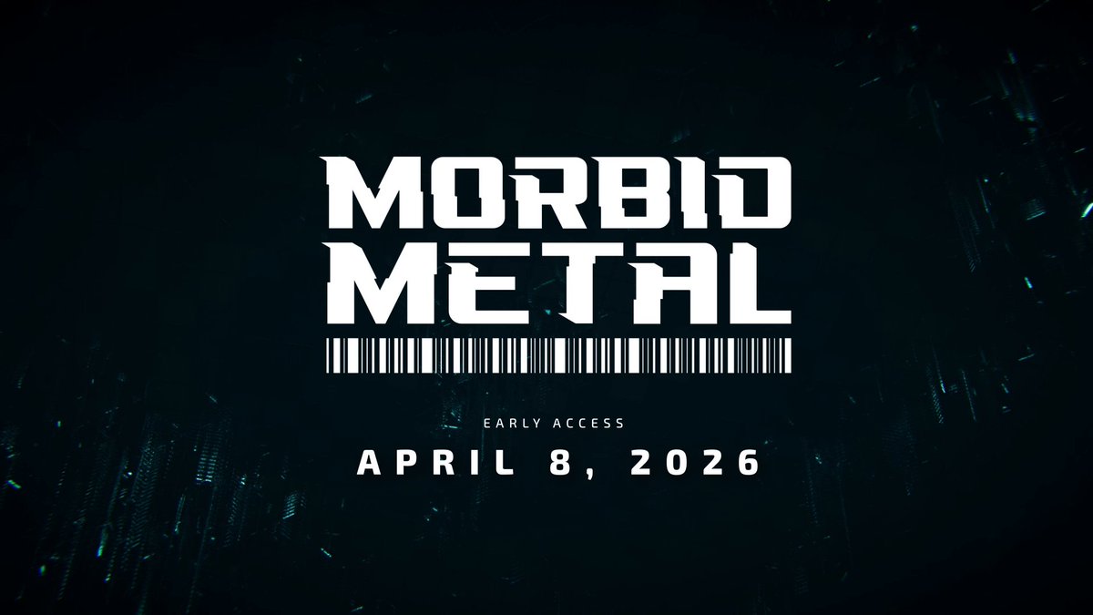 Three characters. Three unique playstyles. Infinite ways to combine them to chain stylish combos. ⚡ Ekku is your brawler. Big swings, big slams, big damage. #MorbidMetal launches on Steam on April 8. Wishlist now: