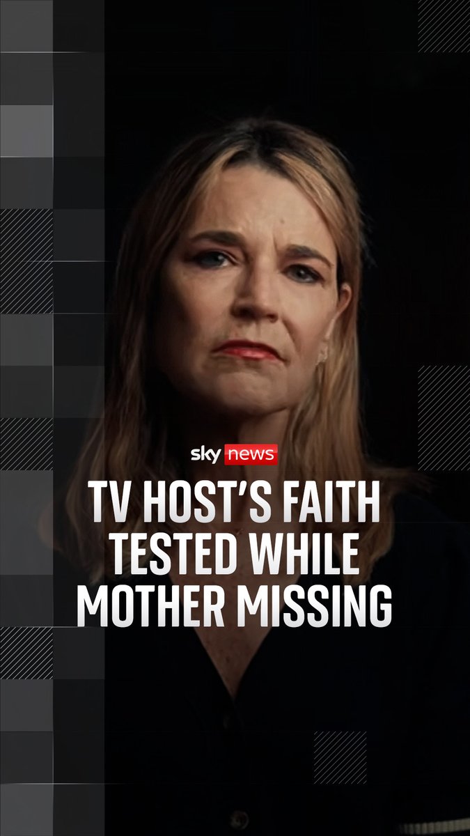 In a video message released on Easter Sunday, TV presenter Savannah Guthrie said she felt "moments of deep disappointment with God, the feeling of utter abandonment" over the disappearance of her mother, but ended her message with "I still believe". Nancy Guthrie, 84, was last seen at her Arizona home on 31 January and was reported missing the following day. 🔗