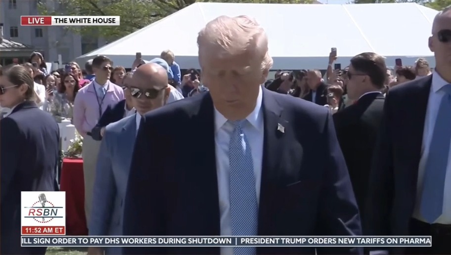 Q: How would it not be a war crime to strike Iran's bridges and power plants? Trump: They're animals.