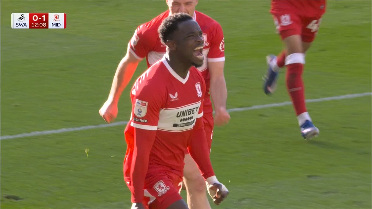 A ruthless finish from Alex Bangura and Middlesbrough lead in south Wales! 💥