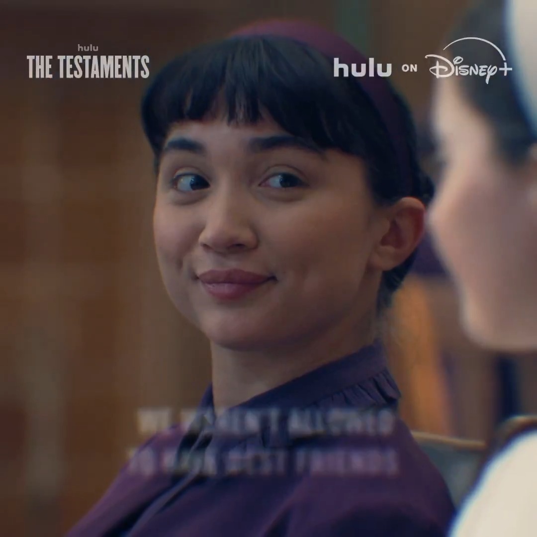 They were told who to be. They chose each other instead. THE TESTAMENTS premieres in 2 days on Hulu. #TheTestaments