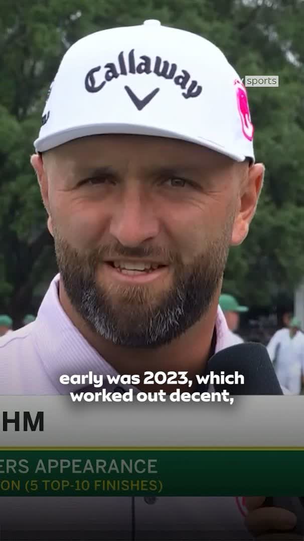 Jon Rahm forgetting when he won the Masters 🤪