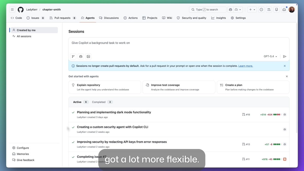 GitHub Copilot cloud agent just got a lot more flexible ✨ You can now it use it to research, plan, and make code changes without needing to open a pull request first.