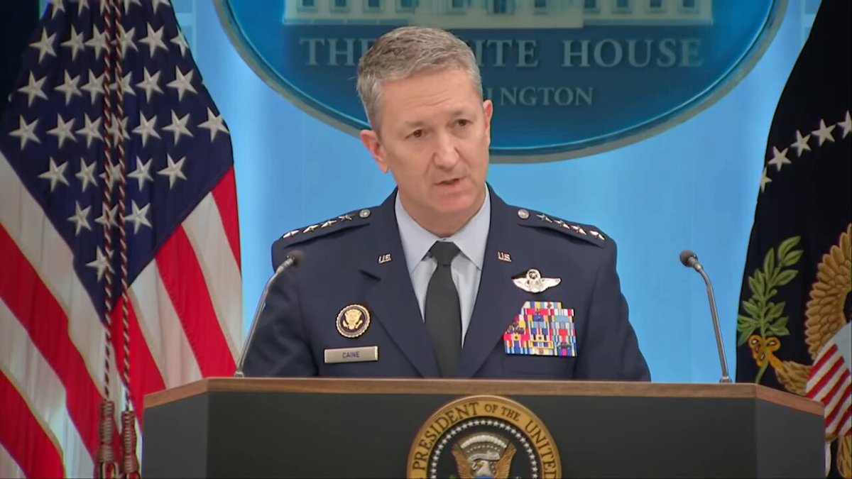 🚨 JUST IN: Gen. Dan Caine says it LOUD AND CLEAR for the whole world to hear "A filled promise made to EVERY American warfighter that YOU will not be left behind. We will ALWAYS come find you and we will always bring you home!" It makes America, America 🇺🇸