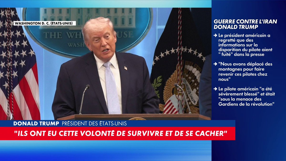 Donald Trump : «On ne peut pas laisser l'Iran se doter de la bombe nucléaire. (...) J'ai un plan, mais je ne peux pas vous le dévoiler». Toute l'info est à retrouver sur