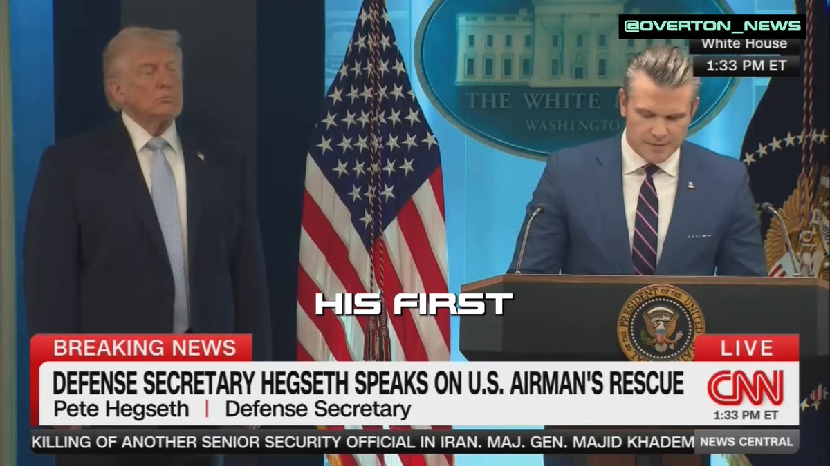 This is a moment that will give you chills once you see the connection. Secretary of War Pete Hegseth just drew a stunning parallel from the story of Easter to the timeline of the downed F-15 airman. HEGSETH: “His first message was simple and it was powerful, he sent a message; ‘God is good.’” “In that moment of isolation and danger, his faith and fighting spirit shone through.” “Shot down on a Friday, Good Friday.” “Hidden in a cave, a crevice, all of Saturday.” “And rescued on Sunday.” “Flown out of Iran as the sun was rising on Easter Sunday.” “A pilot reborn, all home and accounted for. A nation rejoicing.” “God is good.”