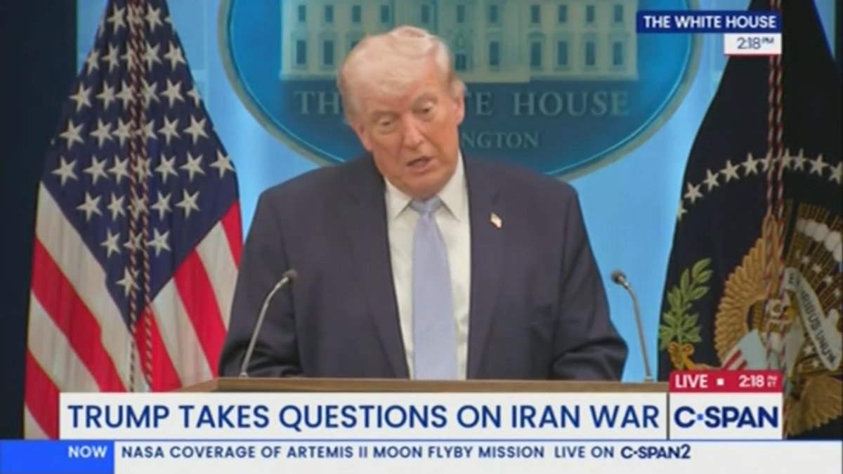 Trump gets lost mid-sentence: "You know, the old days, to the victim. Okay? You know that. To the... uh, to the winner belong the spoils. Go the spoils."