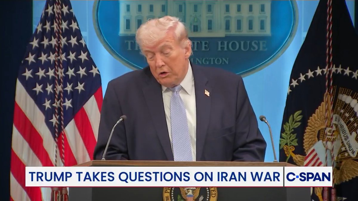 REPORTER: "You said earlier today…that you would like to take Iran's oil, but Americans want U.S. forces home. What's that tradeoff?" TRUMP: "I'm a businessman first…To the victor go the spoils."