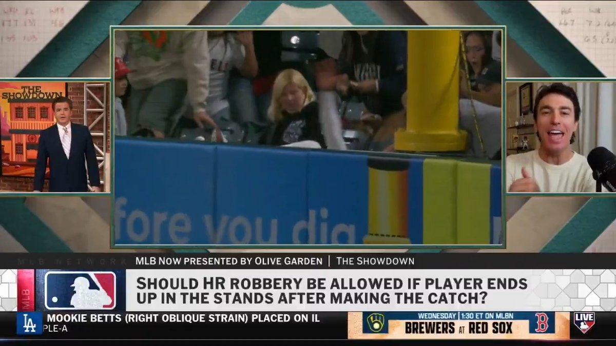 Should home run robbery be allowed if the player ends up in the stands after making the catch? Ben Verlander joins Brian Kenny on the #MLBNowShowdown to share his thoughts.