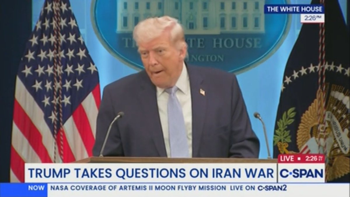 Q: Are there certain kinds of civilian targets that are off limits, like schools or hospitals? Trump: I don't want to tell you that. We have a plan. Every bridge in Iran will be decimated by 12 o'clock tomorrow night. Every power plant in Iran will be out of business, burning, exploding, and never to be used again.