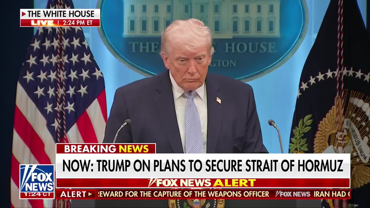REPORTER: "Do you believe that God supports the United States' actions in this war?" PRESIDENT TRUMP: "I do because God is good." "God doesn't like what's happening. I don't like what's happening. Everyone says I enjoy it. I don't enjoy this."