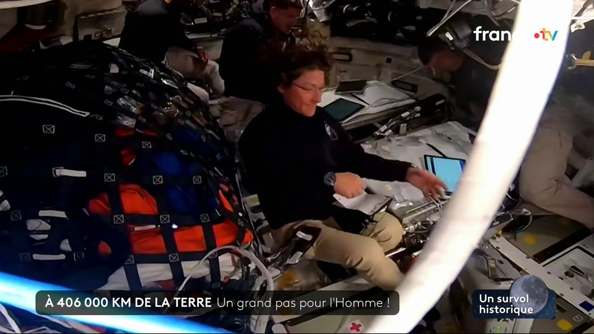 🚀Les 4 astronautes de la mission Artémis 2 viennent de battre le record d’Apollo 13 en devenant les premiers humains à être les plus éloignés de la Terre. 4 jours après leur départ de Floride, ils sont enfin entrés dans la "sphère d'influence" de la Lune. #20h