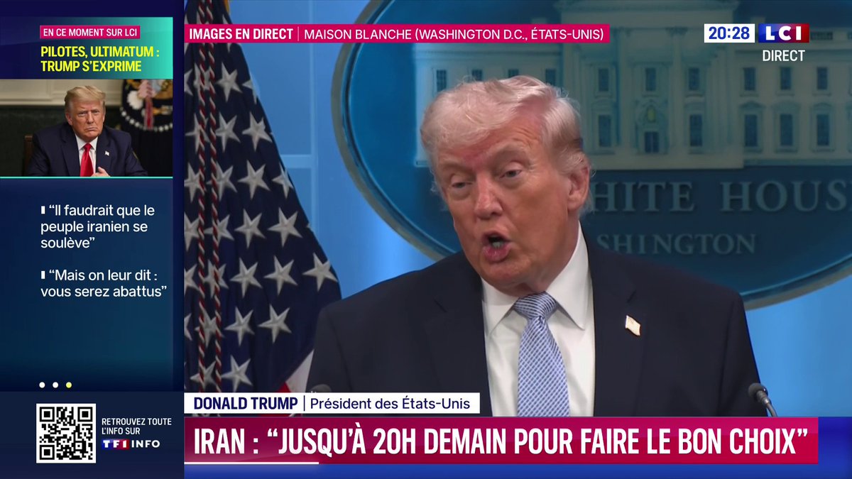 🔴 Iran : Donald Trump s'exprime 🗣️"Nous sommes allés voir l'OTAN, j'ai demandé simplement et gentiment si l'on pouvait avoir un peu d'aide, ils m'ont dit non. (...) J'ai toujours dit que c'était un tigre de papier. (...) Poutine a peur de nous."