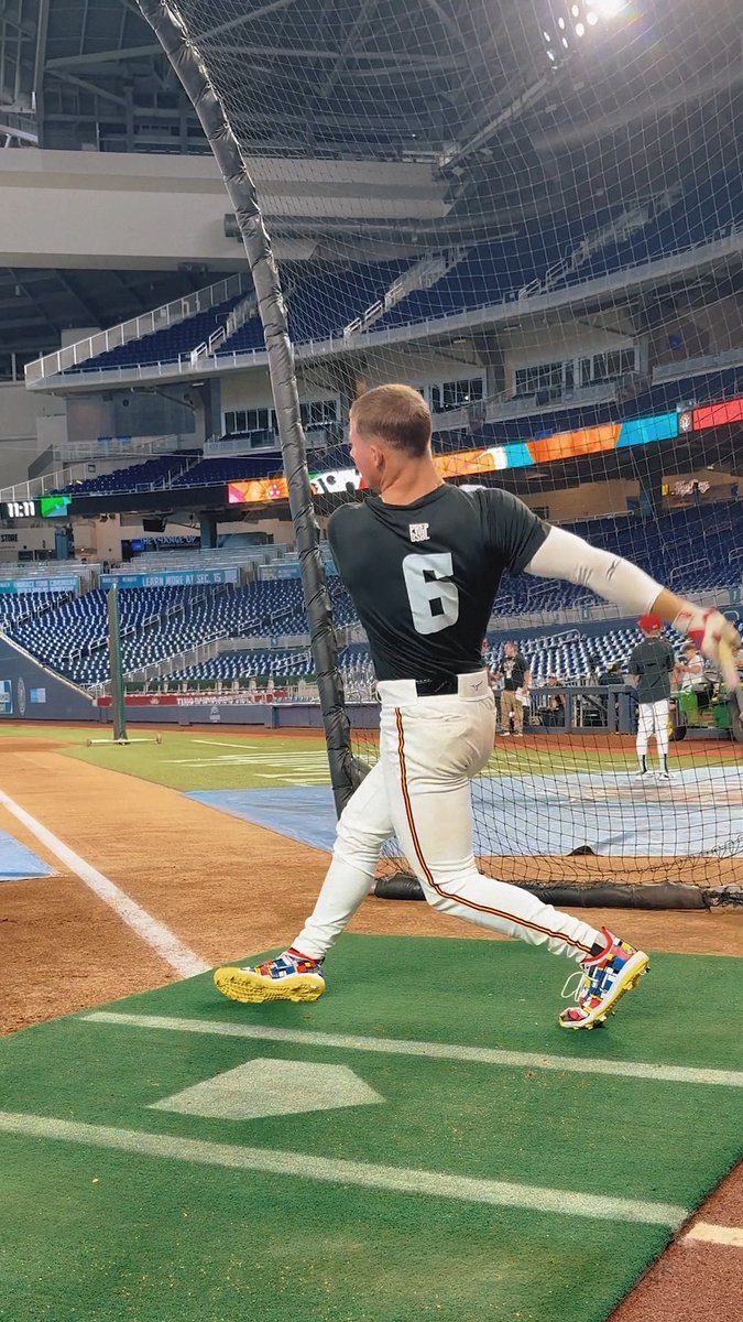 📍: in the cage with Trevor Condon at #PBAAG25 💥 No. 18 ranked prep prospect in the 2026 #MLBDraft 👍 Prep Baseball Draft HQ Shooter Hunt | Prep Baseball Georgia
