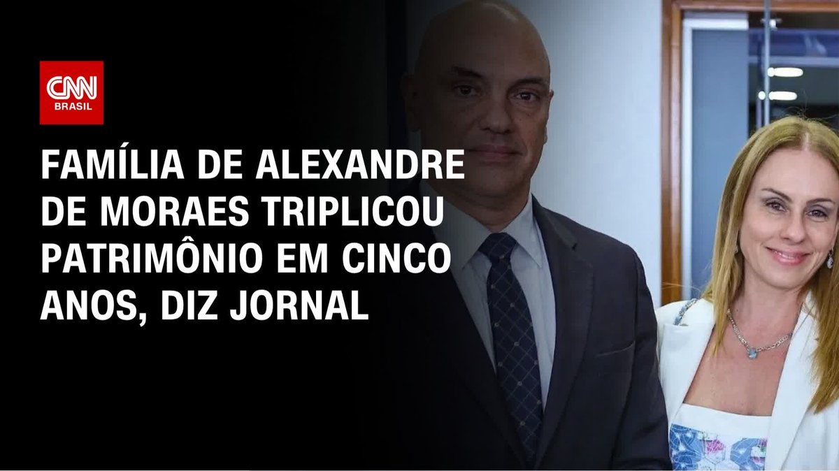 Família de Moraes triplicou patrimônio em cinco anos, diz jornal; assista #CNN360º