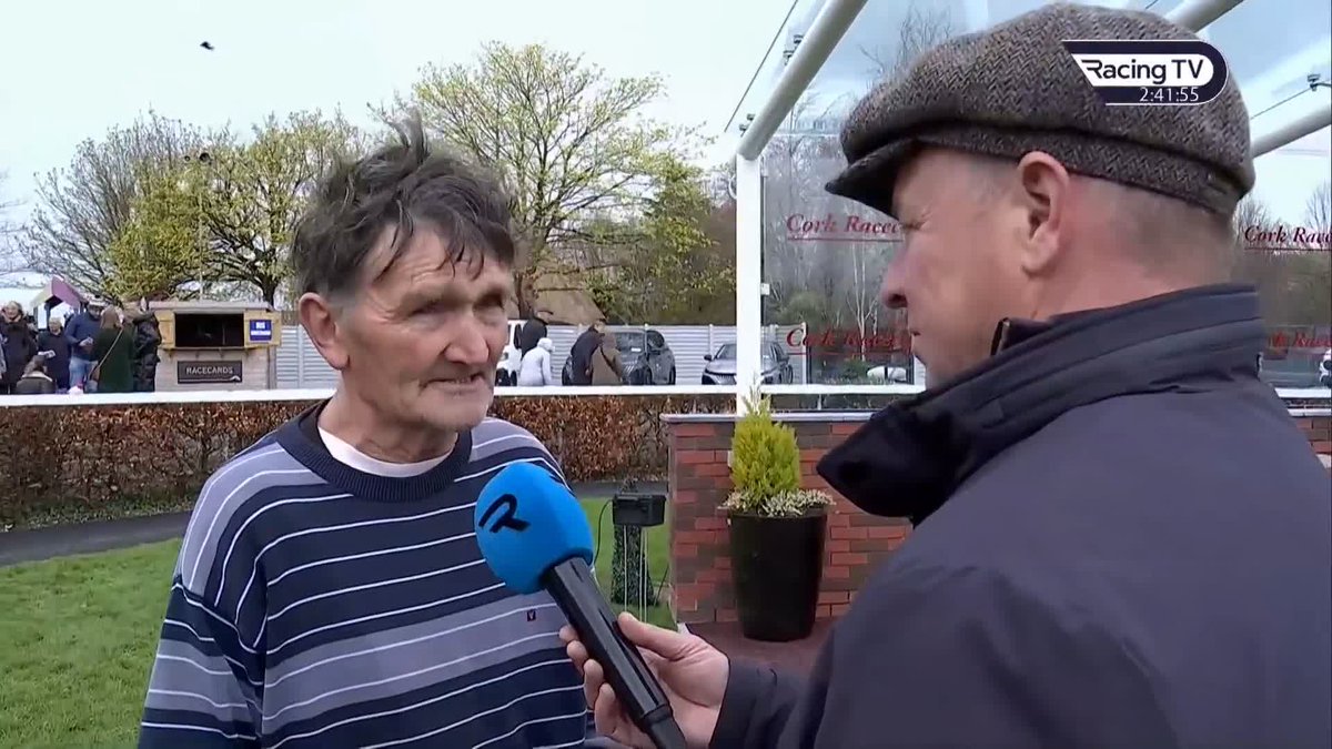 "We stoke it up a small bit I suppose!" Mick Winters landed the feature at Cork Racecourse earlier and the trainer was typically good value with kevinoryan afterwards 😆