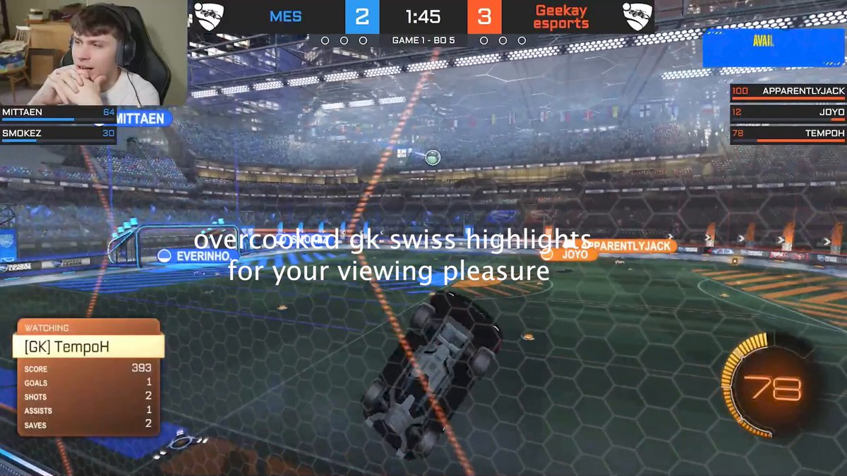 Overcooked GKRL Swiss Highlights for your viewing pleasure. #RLCS