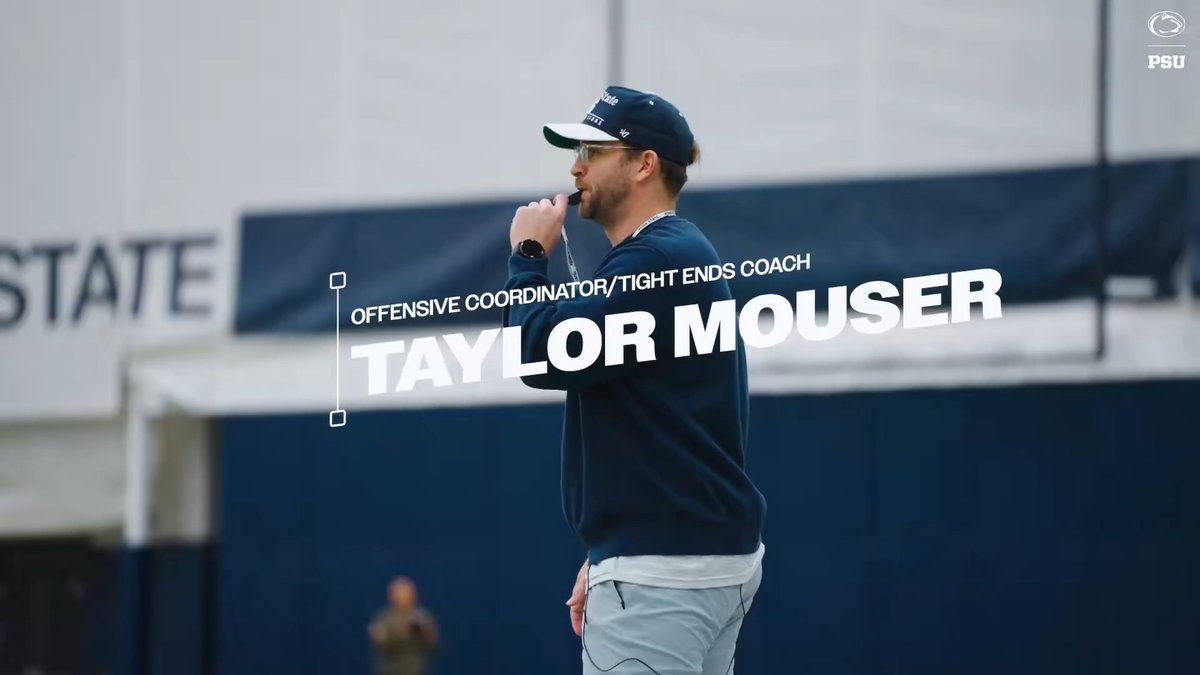 Get to know offensive coordinator and tight ends coach Taylor Mouser #WeAre