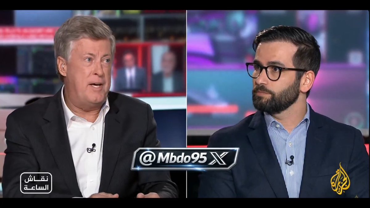 الضيف الإيراني كان رده قوي على الأمريكي ولم يترك له مجال أن يتحدث لماذا شعرت أنه سيقوم ويضربه 😅