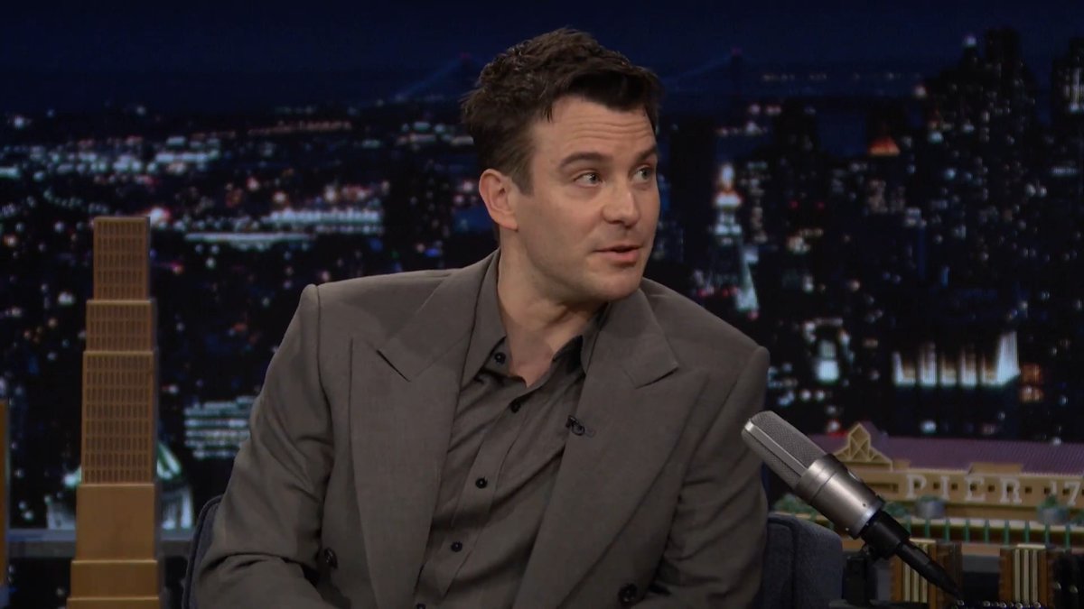 Luke Thompson gives Jimmy a French lesson! #FallonTonight