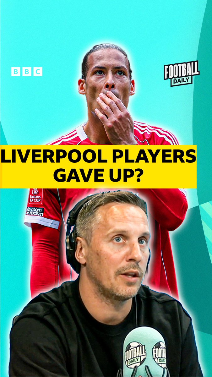 "It's the worst thing he could've said" 🙊 ❌👀 Phil Jagielka on Virgil van Dijk saying Liverpool “gave up” vs Man City #BBCFootball #LFC