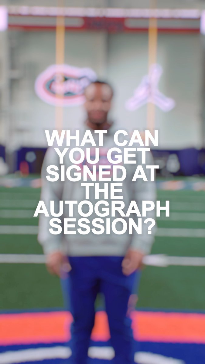 Our members-only Football Autograph Session is happening postgame on Saturday! 🏈 What are you getting signed? ✍️ ⬇️
