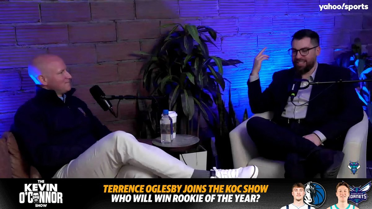 🎙️ Terrence Oglesby on the ROTY debate: "[Kon Knueppel] does winning things consistently all the time. I'm sure there's a billion metrics... but you can see how much better this Hornets team is with him in." "Cooper (Flagg), the individual accolades, it reminds me a little bit, obviously different players, different time, different era... Carmelo (Anthony) gets to the playoffs, LeBron (James) wins Rookie of the Year. Kind of in that same conversation... one guy is affecting winning, one guy is just putting up insane numbers. Who do you go with?" Full segment on the Kevin O'Connor Show: