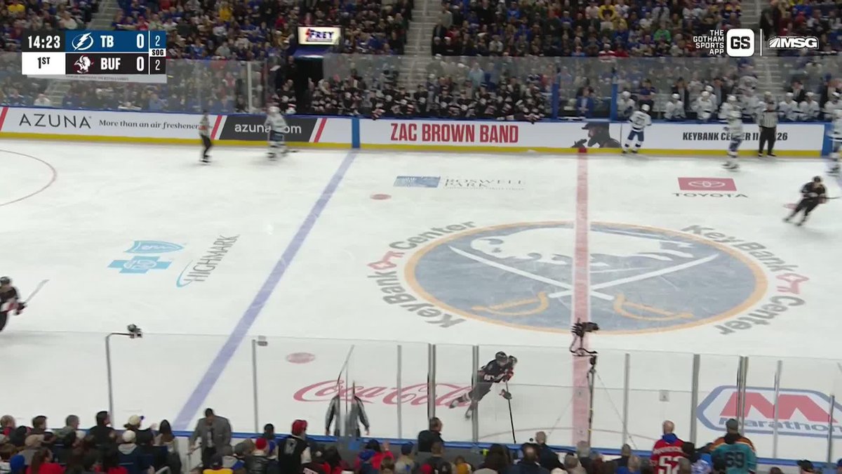 Listen to that crowd. Playoffs in Buffalo is going to be INSANE.