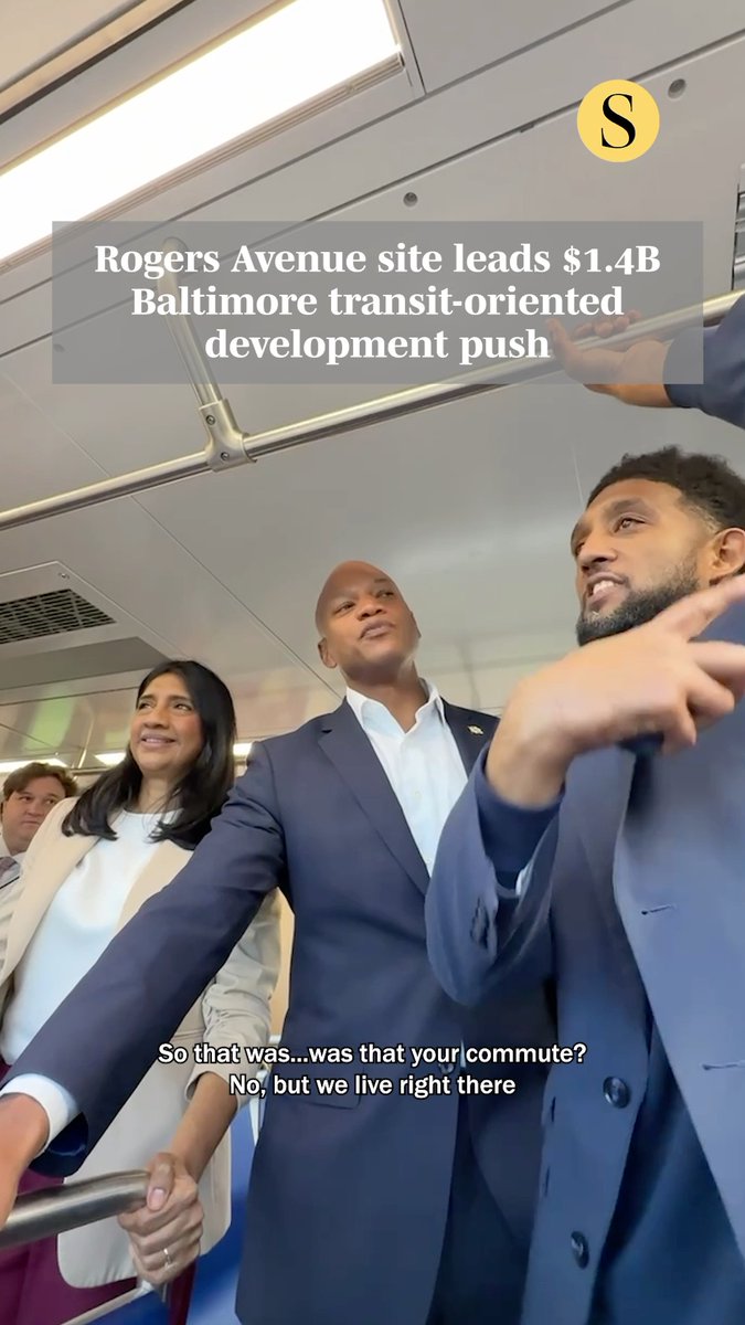 Gov. Wes Moore on Monday unveiled a regional plan to remake land around Baltimore’s transit stations into housing, jobs and walkable neighborhoods — an effort he cast as essential to economic mobility. Economic professors and studies say the concept can work, but it’s not guaranteed. The Baltimore Region Transit-Oriented Development Strategy aims to convert roughly 134 acres of state-owned land near rail and bus hubs into dense, mixed-use development. The plan calls for nearly 5,000 homes and about 6 million square feet of new commercial and residential space, with an estimated $1.4 billion in state and local tax revenue. The concept, known as transit-oriented development, focuses growth within walking distance of transit, allowing residents to live closer to jobs and reducing reliance on cars. Read more: 🎥: Surya Vaidy